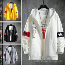 Student Handsome Hooded Casual Korean Sports Trendy Jacket